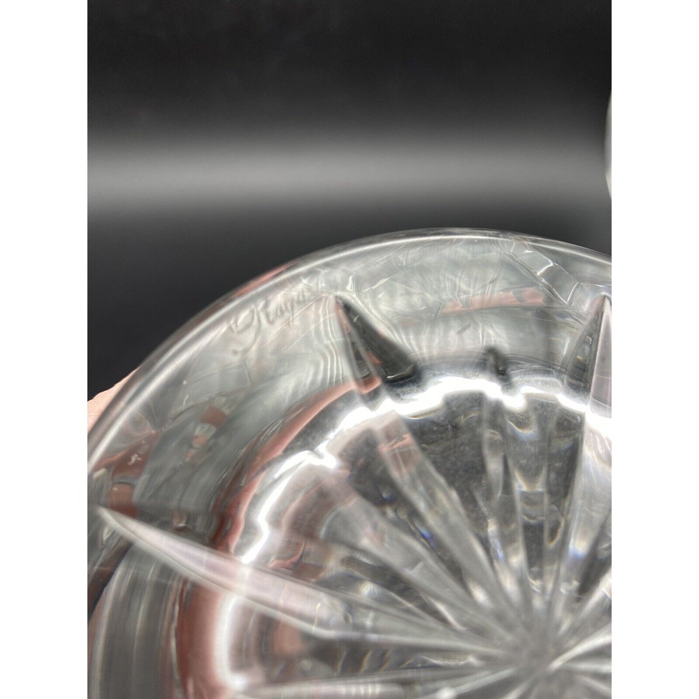 Rogaska Crystal Pitcher Diamond Pattern 6" Signed - Picture 7 of 10